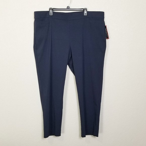 Kim Rogers Plus Size Solid Pull-On Dress Pants 24W - Picture 2 of 8